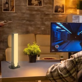 Brilo - SADA 2x LED RGBIC Stm. stolná lampa LED/12W/230V 3000-6500K Wi-Fi Tuya