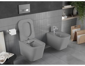 Mexen Teo WC Rimless s WC doskou slim, duroplast, svetlo-šedá matná, 30854061