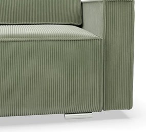 Rohová rozkladacia sedačka NOTO Poso 047 olivová