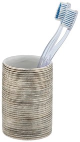 Hnedý keramický téglik na kefky Wenko Fedi