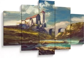 Obraz - Stredoveký hrad (150x105 cm)