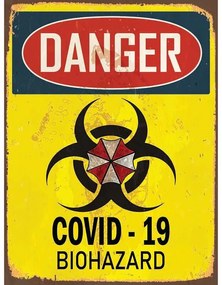 Ceduľa Covid - 19 - Biohazard