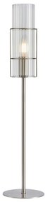 Markslöjd 108558 - Stolná lampa TUBO 1xE14/40W/230V 65 cm lesklý chróm/číra