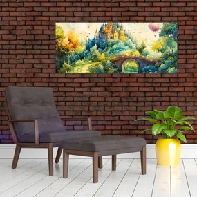Obraz - Rozprávkový zámok (120x50 cm)
