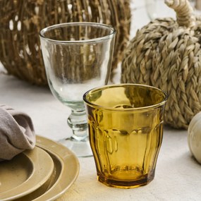Ib Laursen Pohár na vodu Brown Glass