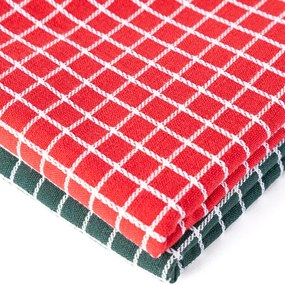 Bavlnené utierky ŠIŠKY NA BIELEJ 45 × 70 cm, 3 ks