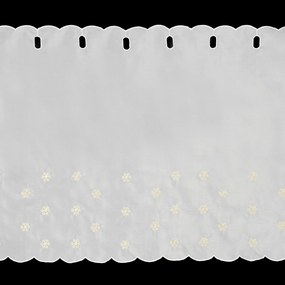 KRÁTKA ZÁCLONA NA PÚTKACH XMAS20 150X70 CM VZOROVANÁ