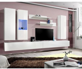 Obývacia stena Fly E+sklo biela Ww Fy E5