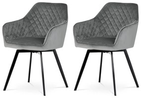 Sada jedálenských stoličiek DCH-425 GREY4, 2 ks