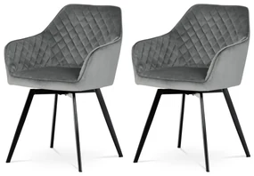 Sada jedálenských stoličiek DCH-425 GREY4, 2 ks