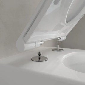 Villeroy & Boch 4670T9R1 - Závesné WC s WC sedátkom SoftClose SUBWAY, keramika/biela