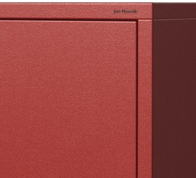 Komoda CARLA, 800 x 1015 x 400 mm, Modern: červený farba