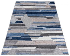 Kusový koberec Ore sivomodrý 80x200cm