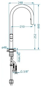 ALVEUS 1150779 - Drezová batéria SWAN 44,9 cm bronz