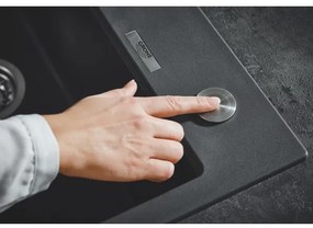 GROHE 31652AP0 - Kompozitný drez K700 780 × 510 mm granit/čierna
