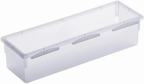 Organizér do zásuvky kuchyne aj kúpeľne, príborník Rotho BASIC, mliečna (23x8)