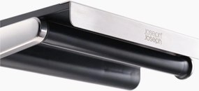 Nástenný plastový držiak na papierové utierky v striebornej farbe RollGrip – Joseph Joseph