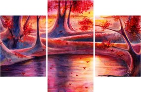 Obraz čarovného lesa (90x60 cm)