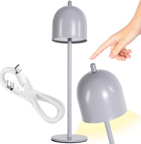Toolight Toolight, bezdrôtová nočná USB lampa APP1362-T, šedá matná, OSW-08625