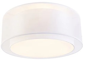 Moderné stropné svietidlo biele 50 cm 3-svetlo - Drum Duo