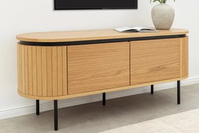 Moderný TV stolík Dalvik dubová dyha 120cm