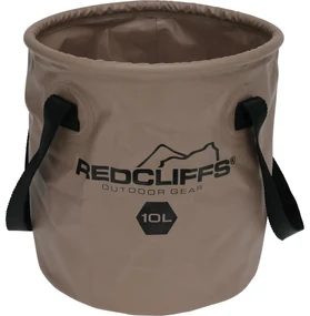 Redcliffs Skladacie kempinogvé vedierko s držadlami, 10 l
