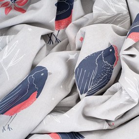 4Home Bavlnené obliečky Winter Robin, 140 x 200 cm, 70 x 90 cm