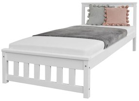 MD Jednolôžková posteľ Keyla 90x200 - biela