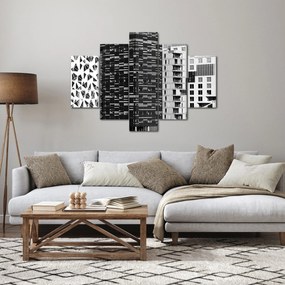 Obraz čiernobiele architektúry (150x105 cm)