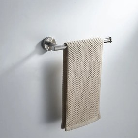 Rea Modern, kúpeľňový vešiak na uterák 26,5cm, 6610a, brúsená oceľ, REA-98014