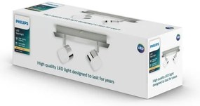 Philips 50147/11/P1 - LED Bodové svietidlo FLOAT 2xLED/4,5W/230V