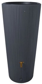 4rain Plastová nádrž na vodu Vaso 2 v 1, 220 l (grafitová sivá)  (100272773)