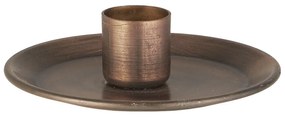 Ib Laursen Kovový svietnik na sviečku 2,2 cm Bronze