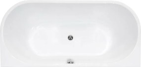 Besco Akrylátová voľne stojaca vaňa Vica NEW CC/NP 150x80 (160x80, 170x80), napúšťanie cez prepad BESCO-Typ výpuste: McAlpine Click-Clack s napúšťaní…