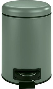 Wenko Pedálový odpadkový kôš Leman 3 l, tmavozelená, 3 l