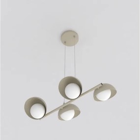 Luster na lanku BOOM 4xG9/8W/230V béžový