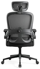 Ergonomická kancelárska stolička Diablo V-Light, čierna