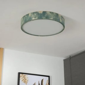 Brilagi - Stropné svietidlo PINO 3xE27/15W/230V borovica/zelená pr. 47,5 cm