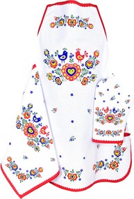FORBYT Zástera Folklór červená, 65 x 78 cm