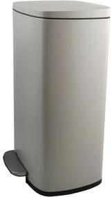 Spirella Pedálový odpadkový kôš soft-close Akira 50 l, matná sivohnedá, 50 l