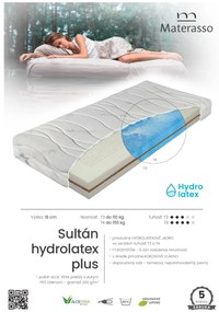 Materasso Penový matrac Sultán Hydrolatex Plus Rozmer: 120 x 200 cm, Tvrdosť: T3