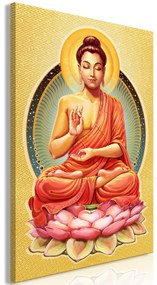 Artgeist Obraz - Peace of Buddha (1 Part) Vertical Veľkosť: 20x30, Verzia: Na talianskom plátne