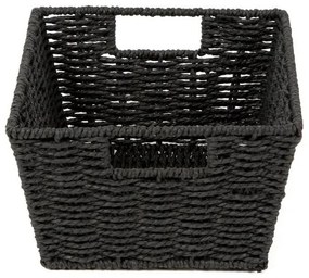 Pletený košík Compactor 31 x 24 x 14 cm, biela