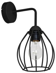 Nástenné svietidlo STAR 1xE27/60W/230V čierne