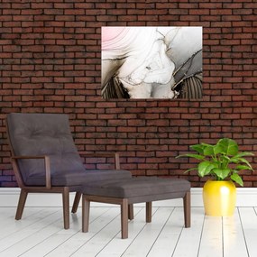 Obraz - Mramorový atrament (70x50 cm)