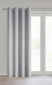 ZÁVES NA KRÚŽKOCH LINDA 140X250 CM SIVÁ