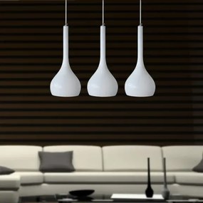 Industriálny luster Soul 3 biele