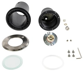 Vonkajšie zemné bodové svetlo oceľ 11 cm IP67 - Basic Round