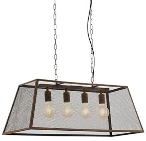 Eglo 49799 - Závesné svietidlo AMESBURY 4xE27/60W