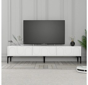 TV stolík/skrinka Bipemu 3 (biela + čierna) . Vlastná spoľahlivá doprava až k Vám domov. 1095679